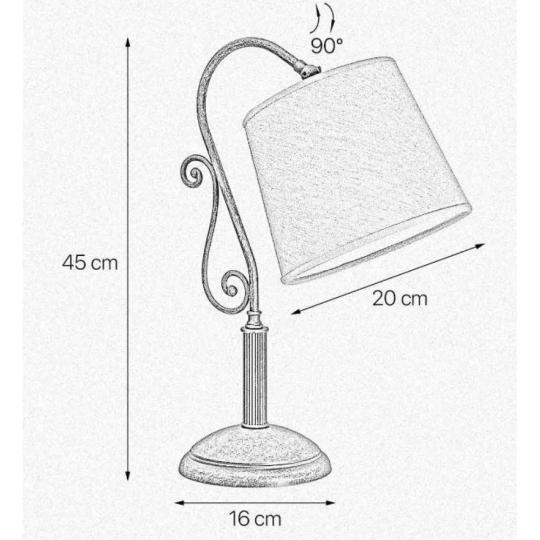 klasszikus stilusu szovetburas asztali lampa mediterran diszes ruzstikus vintage vilagitas iroda country antikolt balaton nyaralo meret.jpg